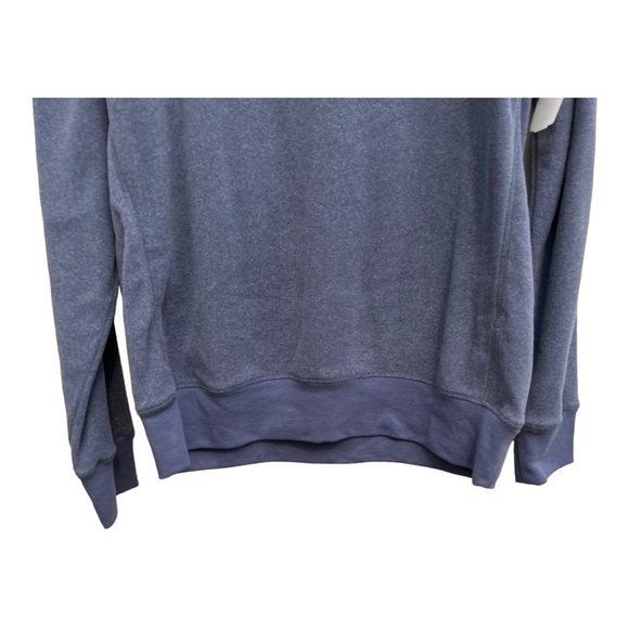 GOODLIFE  RECYCLED POLARTEC CREW SWEATSHIRT IN BLUE - Picture 6 of 12